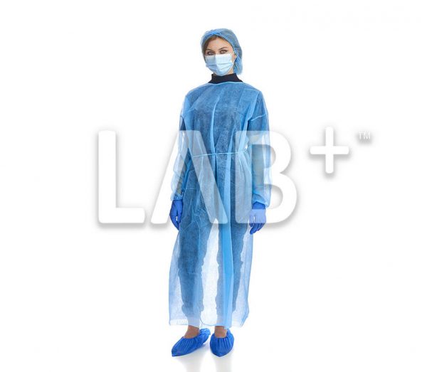 halat hirurgicheskiy na rezinkah 140sm 3 e1522912702840 600x523 - Surgical gowns blue long, XXL